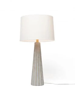 Made Goods Nova Table Lamp Gray Cement And Gold Leaf New Arrivals