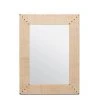 Made Goods New Arrivals Sachin Mirror Natural Bleached Raffia