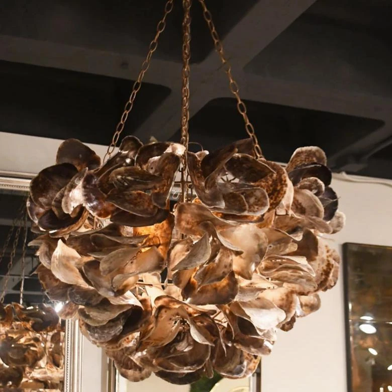 Made Goods Venus Chandelier Natural Saddle 7 Made Goods Venus Chandelier Natural Saddle
