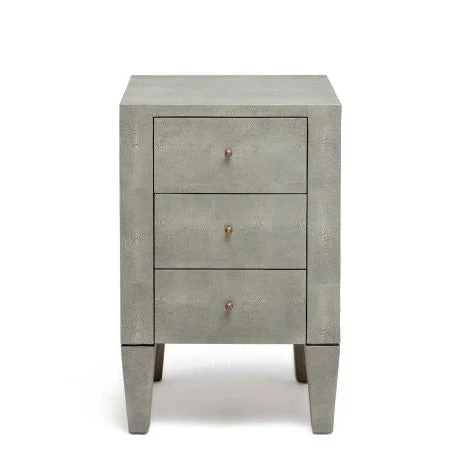 Made Goods New Arrivals Sorin 3 Drawer Single Nightstand Castor Gray Faux Shagreen Made Goods New Arrivals Sorin 3 Drawer Single Nightstand Castor Gray Faux Shagreen