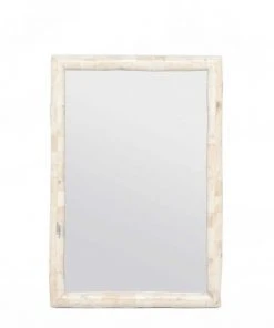 Made Goods Pierson Small Wall Mirror Polished Bone