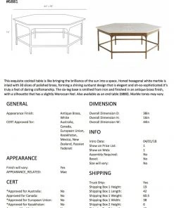 Arteriors Home Mae Cocktail Table New Arrivals