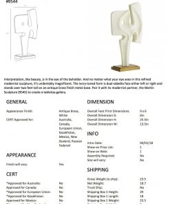 Arteriors Home Maeve Sculpture New Arrivals 16 Arteriors Home Maeve Sculpture New Arrivals