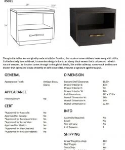 Arteriors Home New Arrivals Mallory Side Table Ebony 16 Arteriors Home New Arrivals Mallory Side Table Ebony