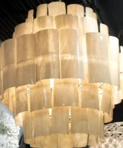 Made Goods Marjorie Chandelier Resin Coated Banana Bark New Arrivals 8 Made Goods Marjorie Chandelier Resin Coated Banana Bark New Arrivals