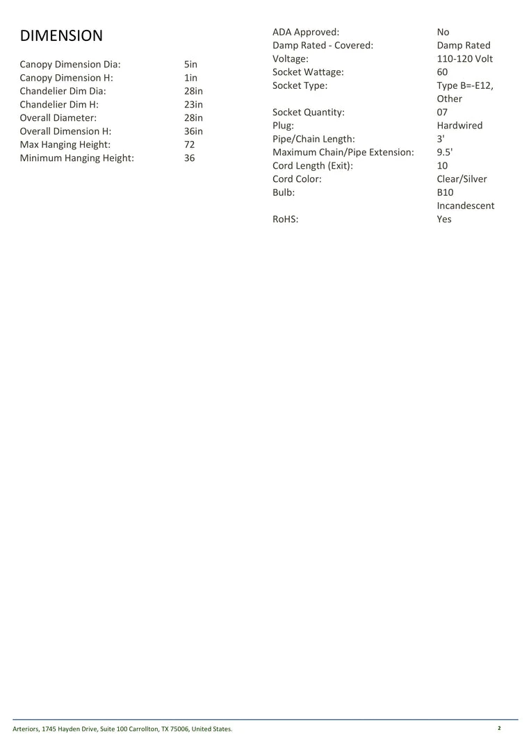 Arteriors Home New Arrivals Millie Chandelier 8 Arteriors Home New Arrivals Millie Chandelier