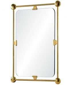 Mirror Home Burnished Brass Mirror New Arrivals