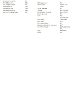 Arteriors Home Nala Pendant Antique Brass