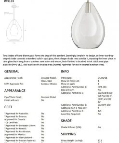 Arteriors Home Nala Pendant Brushed Nickel New Arrivals