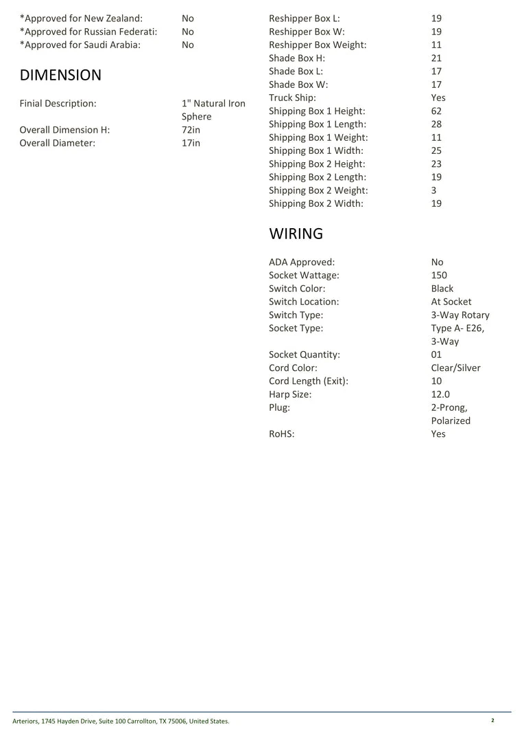 Arteriors Home New Arrivals Nathan Gesso Iron Floor Lamp Black 8 Arteriors Home New Arrivals Nathan Gesso Iron Floor Lamp Black