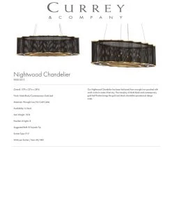 Currey And Company New Arrivals Nightwood Chandelier 12 Currey And Company New Arrivals Nightwood Chandelier