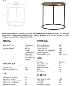 Arteriors Home New Arrivals Nixon Side Table 14 Arteriors Home New Arrivals Nixon Side Table