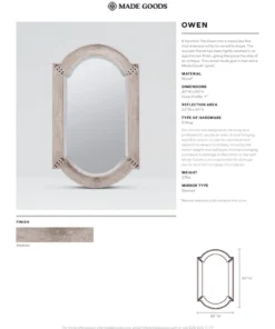 Made Goods Owen Wood Mirror New Arrivals 9 Made Goods Owen Wood Mirror New Arrivals