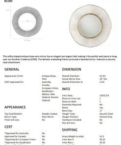 Arteriors Home Olympia Mirror Antique Brass New Arrivals 6 Arteriors Home Olympia Mirror Antique Brass New Arrivals