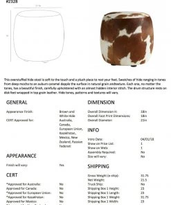 Arteriors Home Owen Ottoman