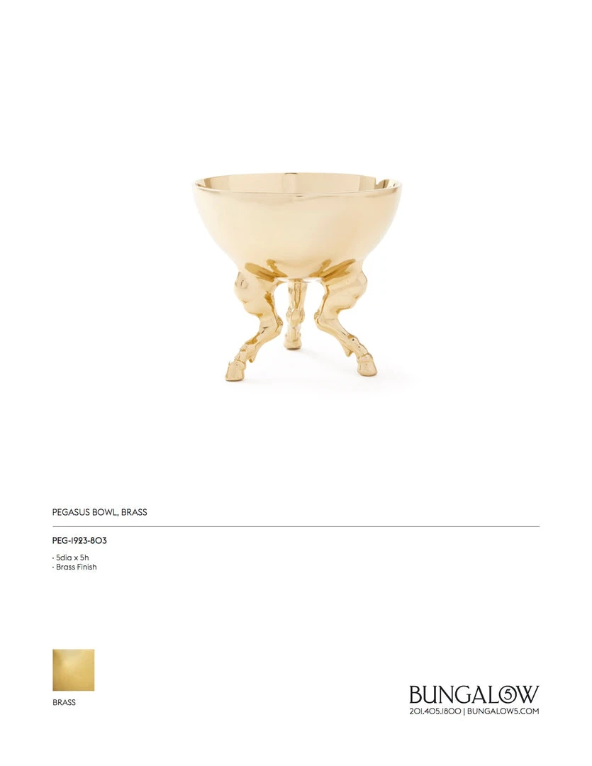 Bungalow 5 Pegasus Bowl Brass New Arrivals 6 Bungalow 5 Pegasus Bowl Brass New Arrivals