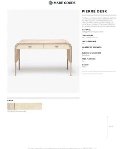 Made Goods New Arrivals Pierre Desk Off White White Washed Oak 9 Made Goods New Arrivals Pierre Desk Off White White Washed Oak