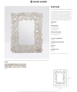 Made Goods New Arrivals Pieter Wall Mirror 17 Made Goods New Arrivals Pieter Wall Mirror
