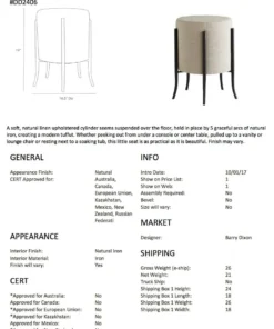 Arteriors Home Pratt Ottoman Black New Arrivals 6 Arteriors Home Pratt Ottoman Black New Arrivals