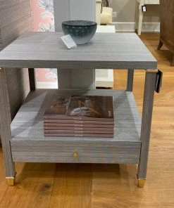 Bungalow 5 New Arrivals Pascal 1 Drawer Side Table Slate Blue 19 Bungalow 5 New Arrivals Pascal 1 Drawer Side Table Slate Blue