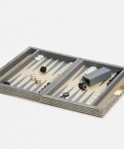 Pigeon And Poodle Bailey Brown Candy Striped Backgammon Game New Arrivals