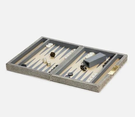 Pigeon And Poodle Bailey Brown Candy Striped Backgammon Game New Arrivals 3 Pigeon And Poodle Bailey Brown Candy Striped Backgammon Game New Arrivals