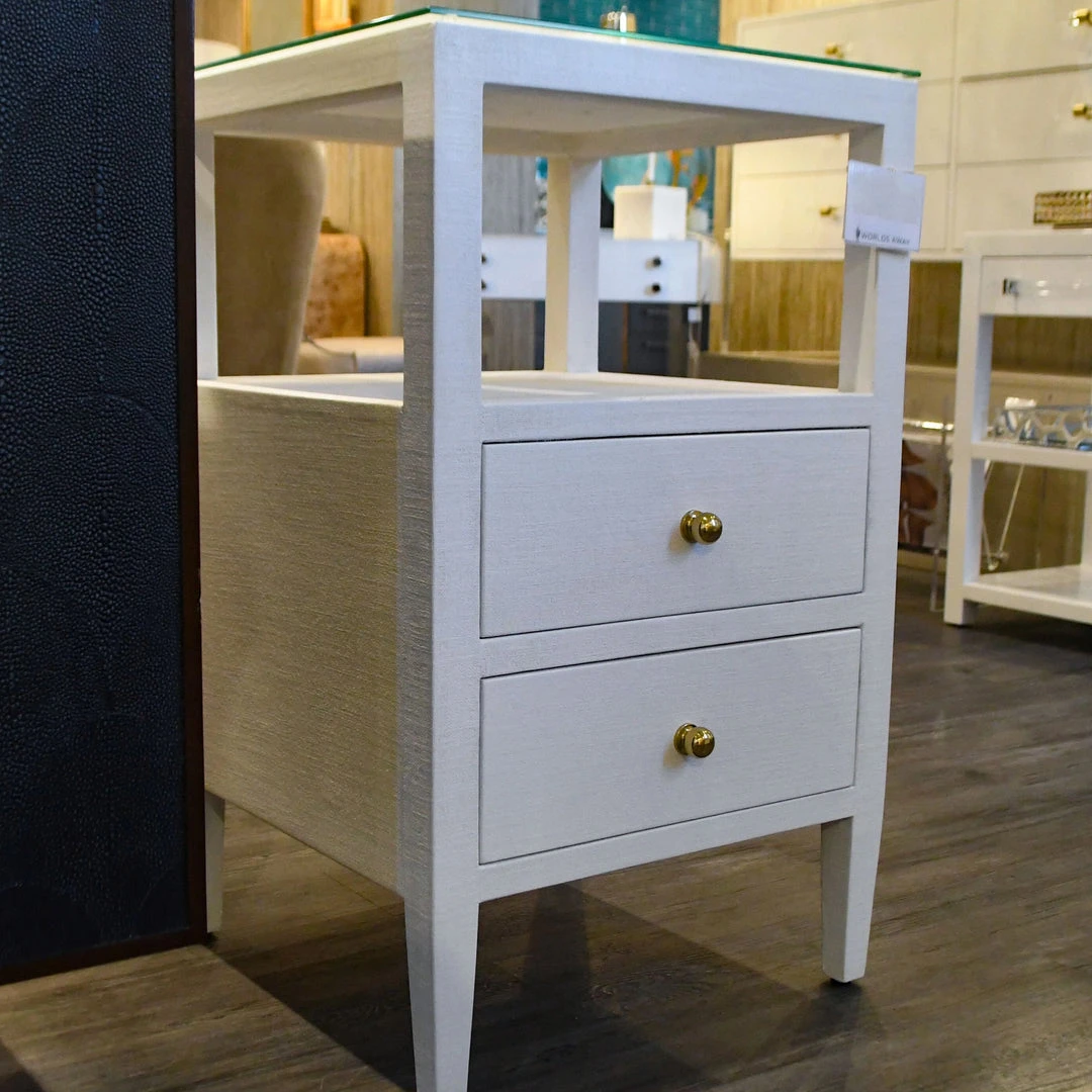 Worlds Away Roscoe Side Table White Linen New Arrivals 7 Worlds Away Roscoe Side Table White Linen New Arrivals