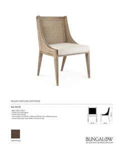 Bungalow 5 New Arrivals Raleigh Armchair Driftwood