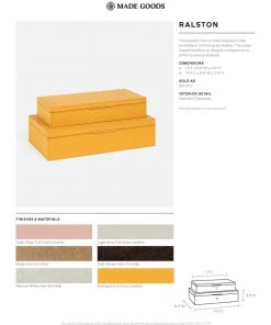 Made Goods Ralston Box Set Beige Hair On Hide 11 Made Goods Ralston Box Set Beige Hair On Hide