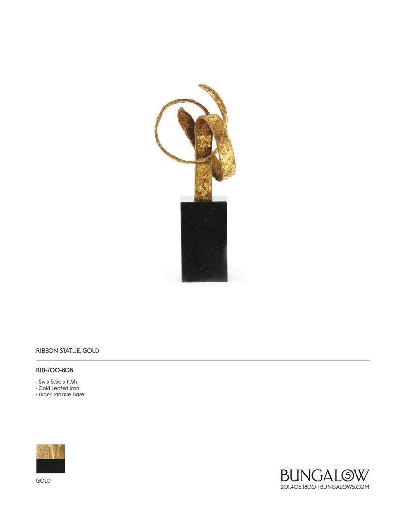 Bungalow 5 New Arrivals Ribbon Statue 6 Bungalow 5 New Arrivals Ribbon Statue