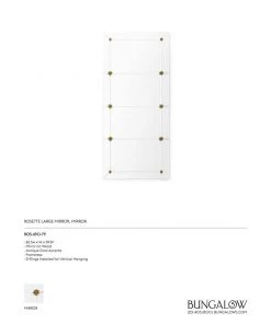 Bungalow 5 Rosette Mirror New Arrivals 9 Bungalow 5 Rosette Mirror New Arrivals