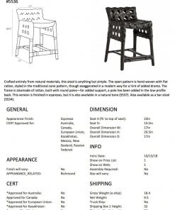 Arteriors Home Richmond Counter Stool Espresso New Arrivals 16 Arteriors Home Richmond Counter Stool Espresso New Arrivals