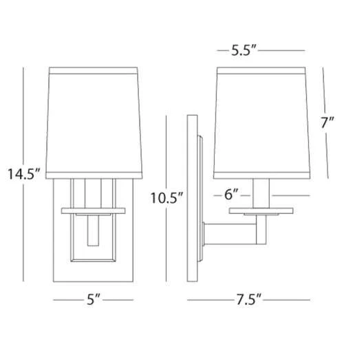 Robert Abbey Alice Single Sconce Polished Nickel New Arrivals 4 Robert Abbey Alice Single Sconce Polished Nickel New Arrivals