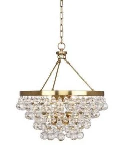 Robert Abbey New Arrivals Bling Chandelier Antique Brass