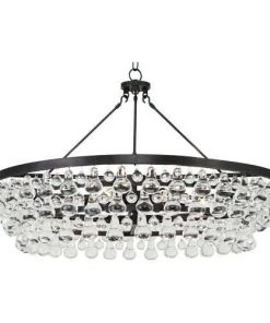 Robert Abbey Bling Large Chandelier Deep Patina Bronze