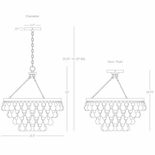 Robert Abbey Bling Chandelier Polished Nickel 4 Robert Abbey Bling Chandelier Polished Nickel