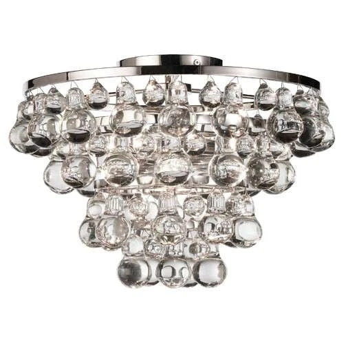 Robert Abbey New Arrivals Bling Flush Mount Polished Nickel 3 Robert Abbey New Arrivals Bling Flush Mount Polished Nickel