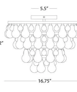 Robert Abbey Bling Flush Mount Antique Brass New Arrivals 7 Robert Abbey Bling Flush Mount Antique Brass New Arrivals