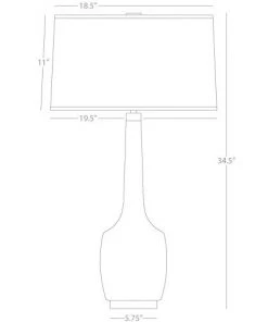 Robert Abbey Delilah Table Lamp Midnight Blue New Arrivals