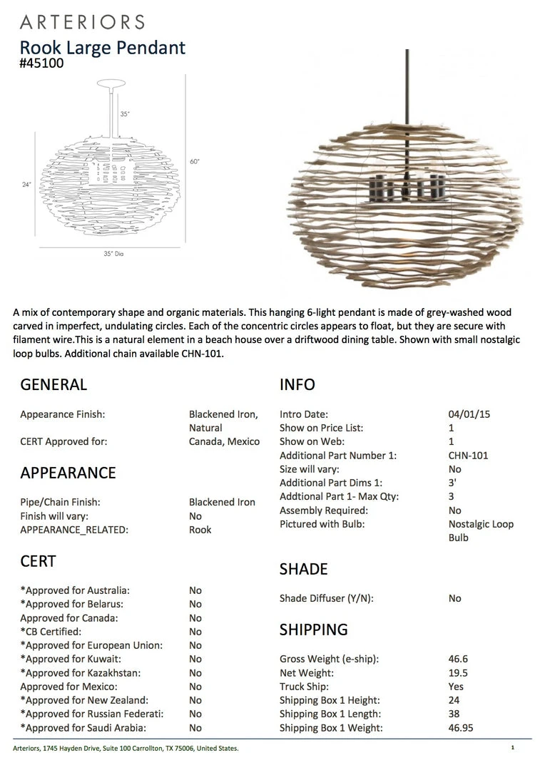 Arteriors Home Rook Pendant New Arrivals 9 Arteriors Home Rook Pendant New Arrivals