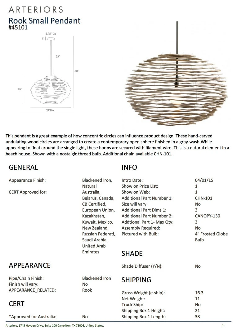 Arteriors Home Rook Pendant New Arrivals 7 Arteriors Home Rook Pendant New Arrivals