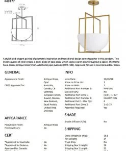 Arteriors Home New Arrivals Royce Pendant Antique Brass 17 Arteriors Home New Arrivals Royce Pendant Antique Brass