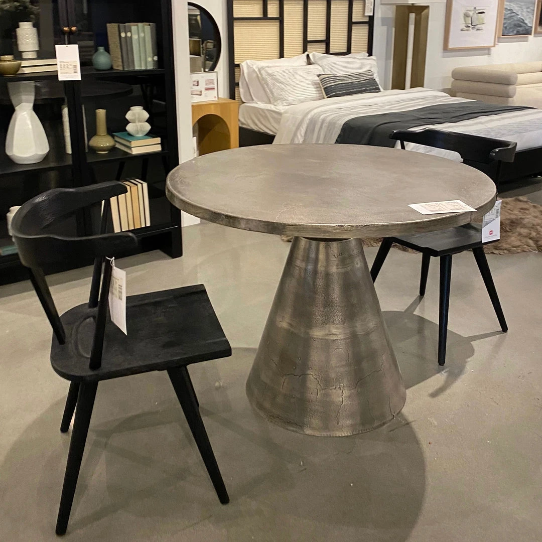 Four Hands Mina Bistro Table Antique Nickel Four Hands Mina Bistro Table Antique Nickel