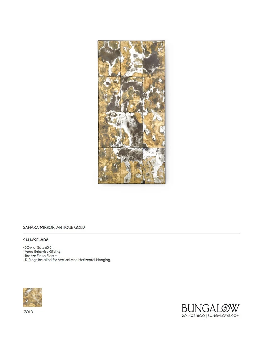 Bungalow 5 Sahara Mirror Antique Gold New Arrivals 11 Bungalow 5 Sahara Mirror Antique Gold New Arrivals