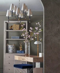 Worlds Away New Arrivals Silas Etagere Grey