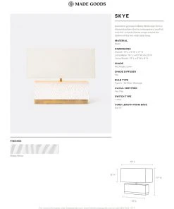 Made Goods Skye Lamp New Arrivals 14 Made Goods Skye Lamp New Arrivals