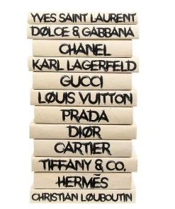 E Lawrence Street Script Black Font Fashion Designer Book Set