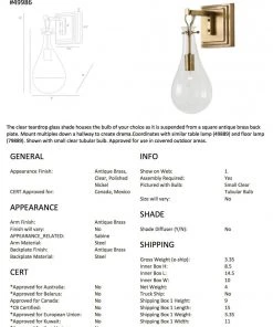 Arteriors Home Sabine Wall Sconce Brass New Arrivals