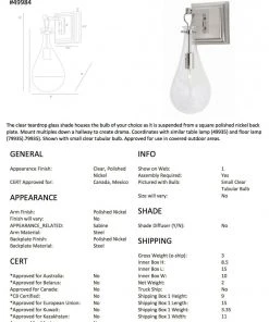 Arteriors Home Sabine Wall Sconce Nickel