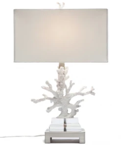 Made Goods New Arrivals Naia Table Lamp White Faux Coral